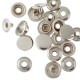 15 mm 61 Sistem Nikel Paslanmaz Metal Çıtçıt 100 Takım