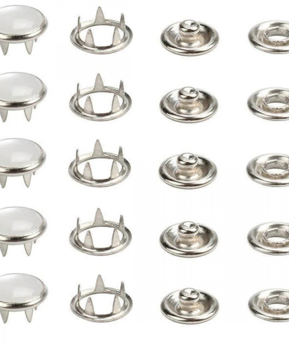 100 adet 9,5 mm Sedefli Bebe Çıtçıt Klikıt