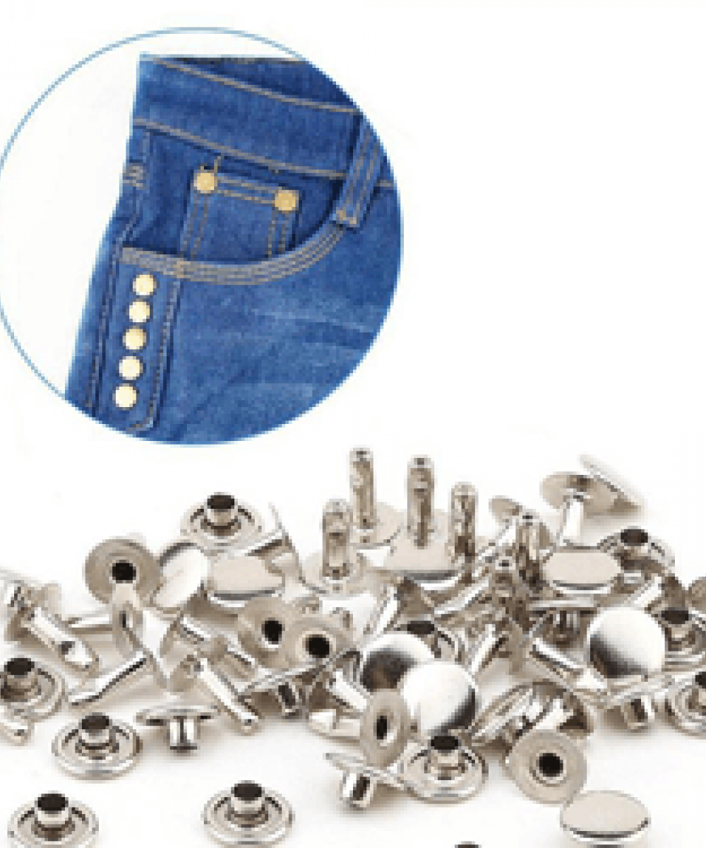 7 mm 33 No Metal Rivet 100 Takım
